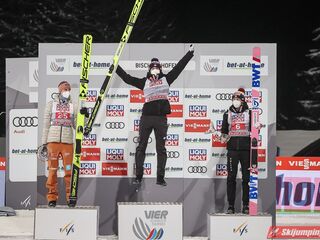Podium Turnieju Czterech Skoczni