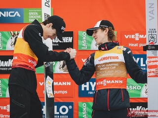 Domen Prevc (SLO), Daniel Tschofenig (AUT)