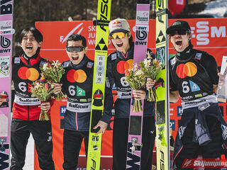 Naoki Nakamura (JPN), Tomofumi Naito (JPN), Ryoyu Kobayashi (JPN), Ren Nikaido (JPN)
