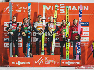 Timi Zajc (SLO), Anze Lanisek (SLO), Stephan Embacher (AUT), Jan Hoerl (AUT), Kacper Tomasiak (POL), Dawid Kubacki (POL)