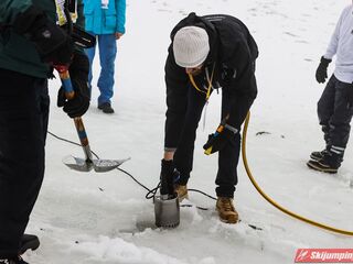 Zabiegi na zeskoku skoczni