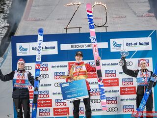 Podium Turnieju Czterech Skoczni