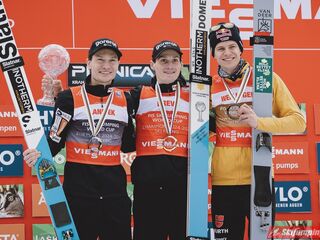 Podium PŚ w lotach 2024/2025