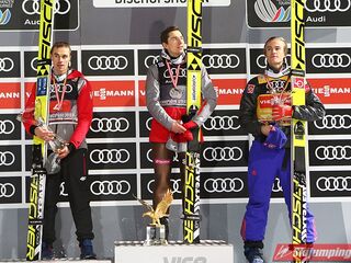 Podium Turnieju Czterech Skoczni