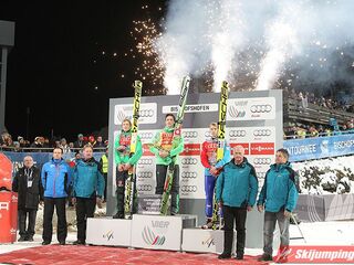 Podium Turnieju Czterech Skoczni