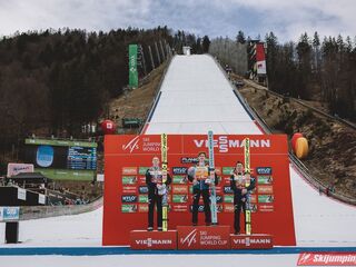Podium PŚ 2024/2025