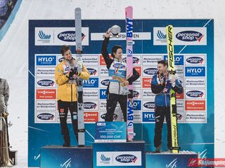 Podium Turnieju Czterech SkoczniPodium Turnieju Czterech Skoczni