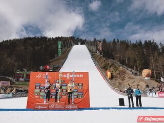 Podium Pucharu Świata w lotach 2023/2024