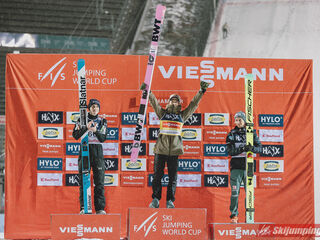 Domen Prevc (SLO), Ryoyu Kobayashi (JPN), Felix Hoffmann (GER)