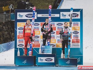 Podium Turnieju Czterech Skoczni