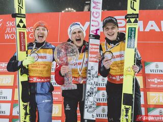 Podium PŚ 2022/2023