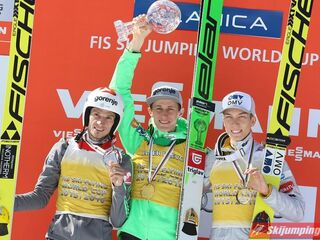 Podium Pucharu Świata w lotach