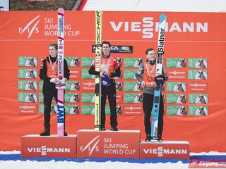 Podium Pucharu Świata w lotach 2022/2023