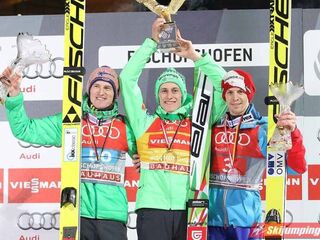 Podium Turnieju Czterech Skoczni