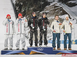 Kacper Tomasiak (POL), Pawel Wasek (POL), Stephan Embacher (AUT), Jan Hoerl (AUT), Kristoffer Eriksen Sundal (NOR), Johann Andre Forfang (NOR)