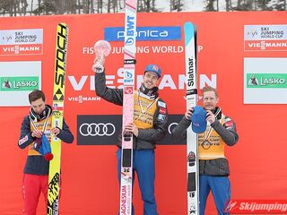 Podium PŚ w Lotach 2017/2018