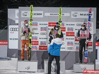Podium Turnieju Czterech Skoczni