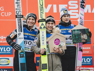 Anze Lanisek (SLO), Tomofumi Naito (JPN), Antti Aalto (FIN)