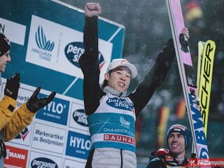 Podium Turnieju Czterech Skoczni