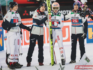 Stephan Embacher (AUT), Daniel Tschofenig (AUT), Jan Hoerl (AUT), Stefan Kraft (AUT)