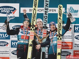 Podium Turnieju Czterech Skoczni 2024/2025