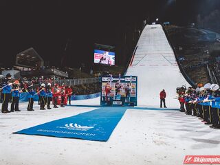 Podium Turnieju Czterech Skoczni