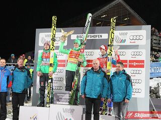 Podium Turnieju Czterech Skoczni