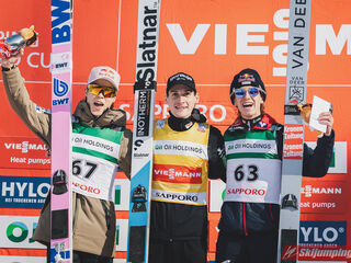 Ryoyu Kobayashi (JPN), Domen Prevc (SLO), Daniel Tschofenig (AUT)
