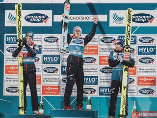 Podium Turnieju Czterech Skoczni 2024/2025