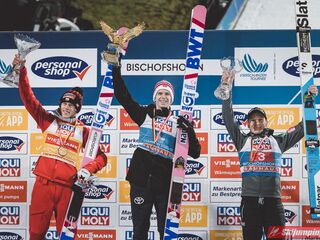 Podium Turnieju Czterech Skoczni