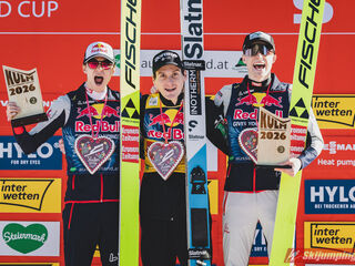 Stephan Embacher (AUT), Domen Prevc (SLO), Jonas Schuster (AUT)