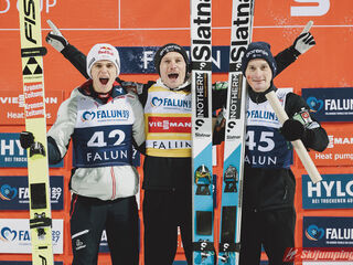 Stephan Embacher (AUT), Anze Lanisek (SLO), Domen Prevc (SLO)