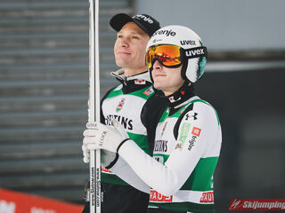 Domen Prevc (SLO), Anze Lanisek (SLO)