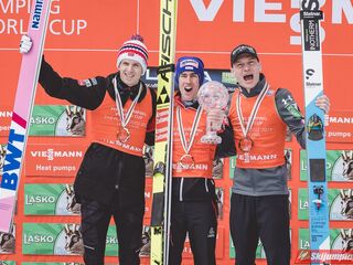 Podium Pucharu Świata w lotach 2022/2023