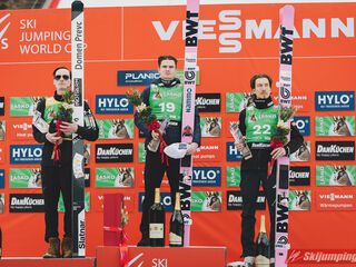 Domen Prevc (SLO), Marius Lindvik (NOR), Johann Andre Forfang (NOR)