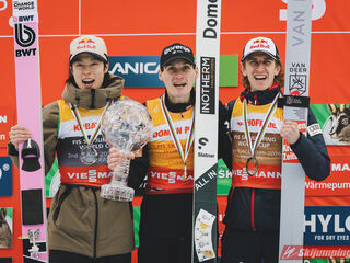 Ryoyu Kobayashi (JPN), Domen Prevc (SLO), Daniel Tschofenig (AUT)