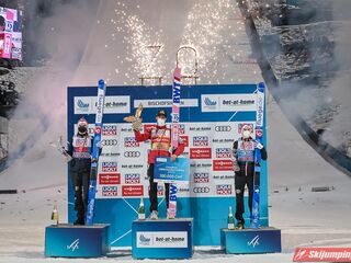 Podium Turnieju Czterech Skoczni