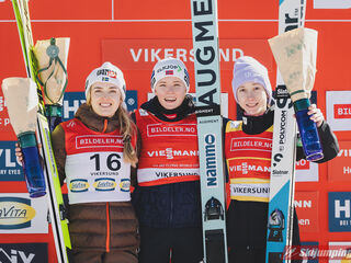 Frida Westman (SWE), Eirin Maria Kvandal (NOR), Nika Prevc (SLO)