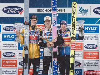 Podium Turnieju Czterech Skoczni