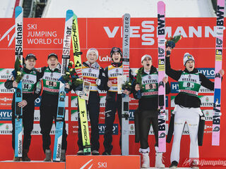 2. Platz Slowenien, Sieger Oesterreich, 3. Platz Finnland
