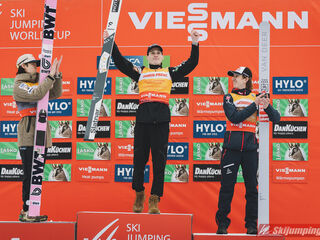 Ryoyu Kobayashi (JPN), Domen Prevc (SLO), Daniel Tschofenig (AUT)