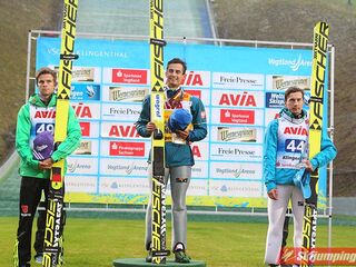 Podium Letniego Grand Prix 2016/2017