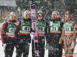 Kristoffer Eriksen Sundal (NOR), Johann Andre Forfang (NOR), Marius Lindvik (NOR), Benjamin Oestvold (NOR), Halvor Egner Granerud (NOR)