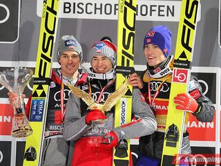 Podium Turnieju Czterech Skoczni