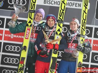 Podium Turnieju Czterech Skoczni 2017/2018