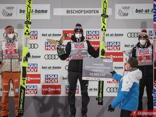 Podium Turnieju Czterech Skoczni